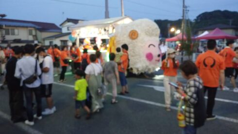 子羊幼稚園の山車です。かわいい。
